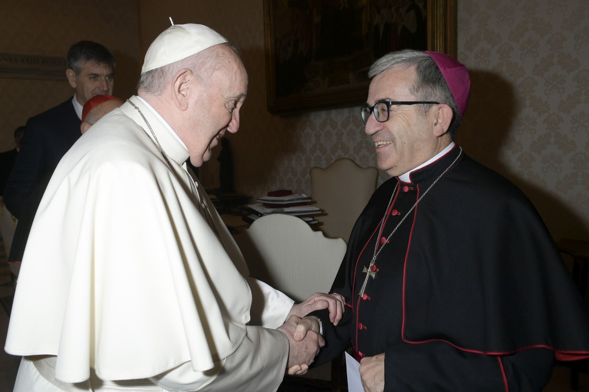 Visita ad limina al Papa Francisco en 2022. Monseñor Luis Argüello acude como obispo auxiliar de Valladolid