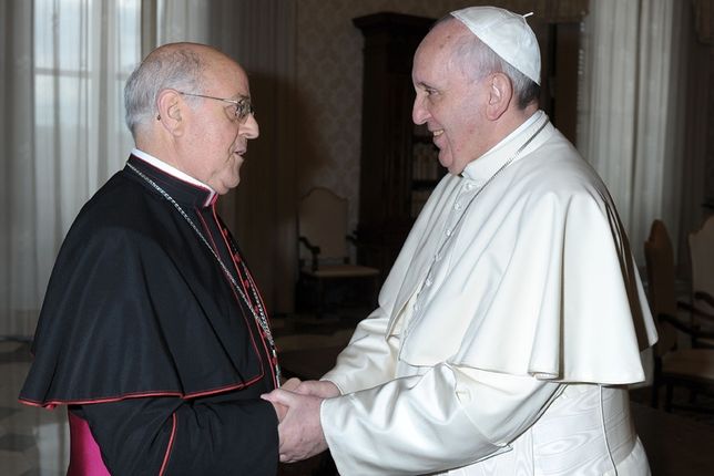 Visita ad limina de Ricardo Blázquez, como Arzobispo de Valladolid, al Papa Francisco en 2014