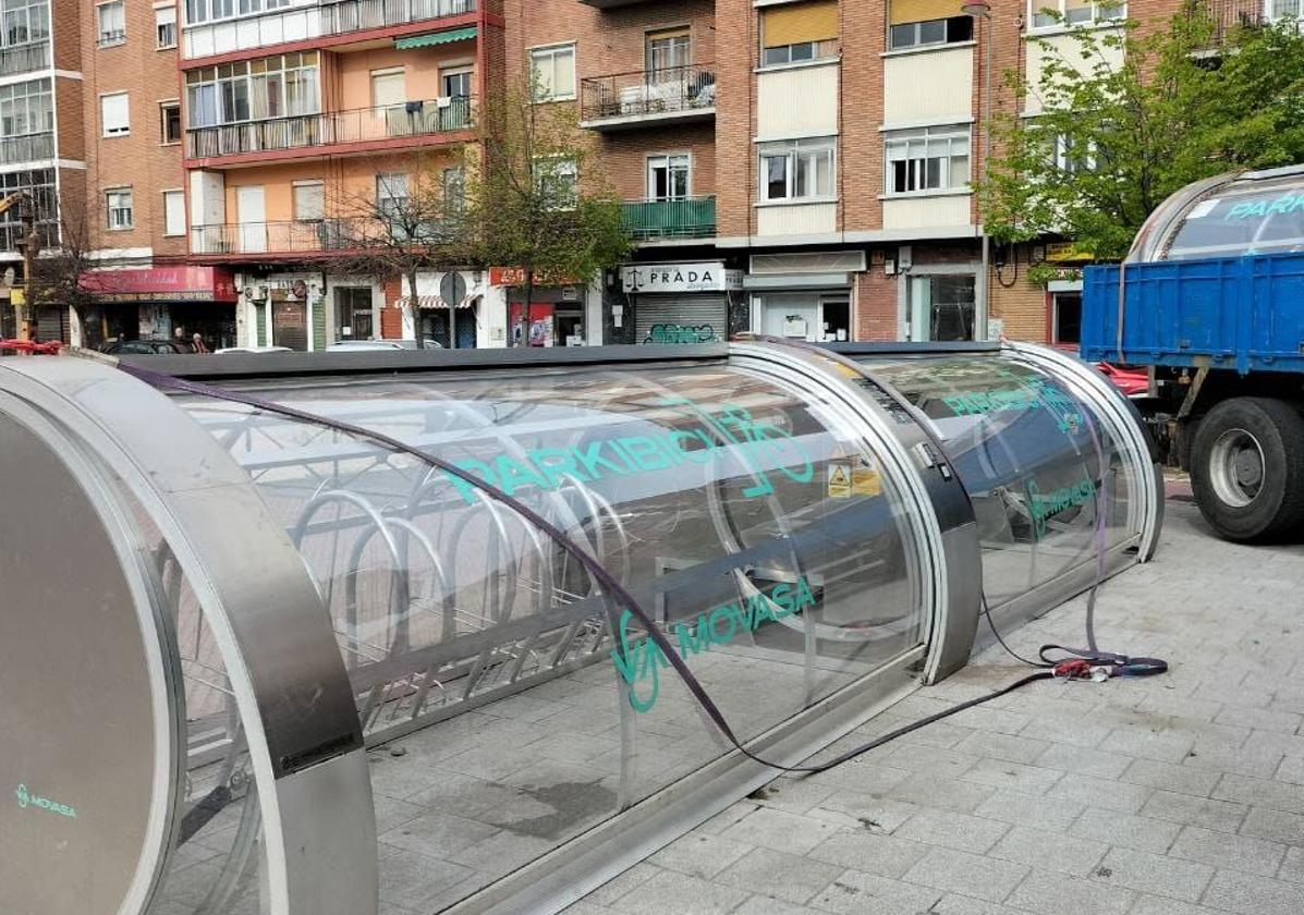 El Ayuntamiento cambiará seis parkibicis para ajustarlos a la demanda de usuarios