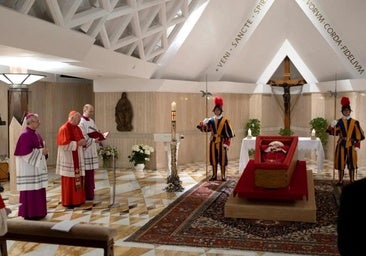 La Catedral acogerá el lunes una misa en recuerdo del Papa Francisco