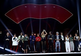 Gala de clausura de la pasada edición de la Seminci.