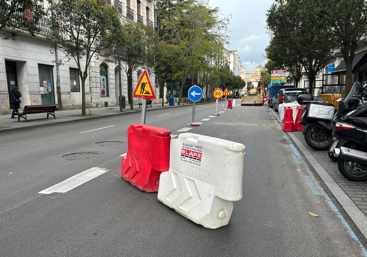 Miguel Íscar mantendrá un carril cortado durante tres semanas