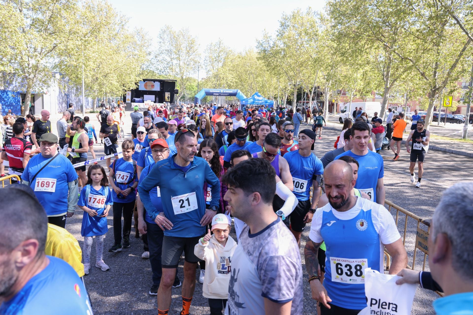 Carrera y marcha por el Día de Castilla y León y cross de la Policía Municipal