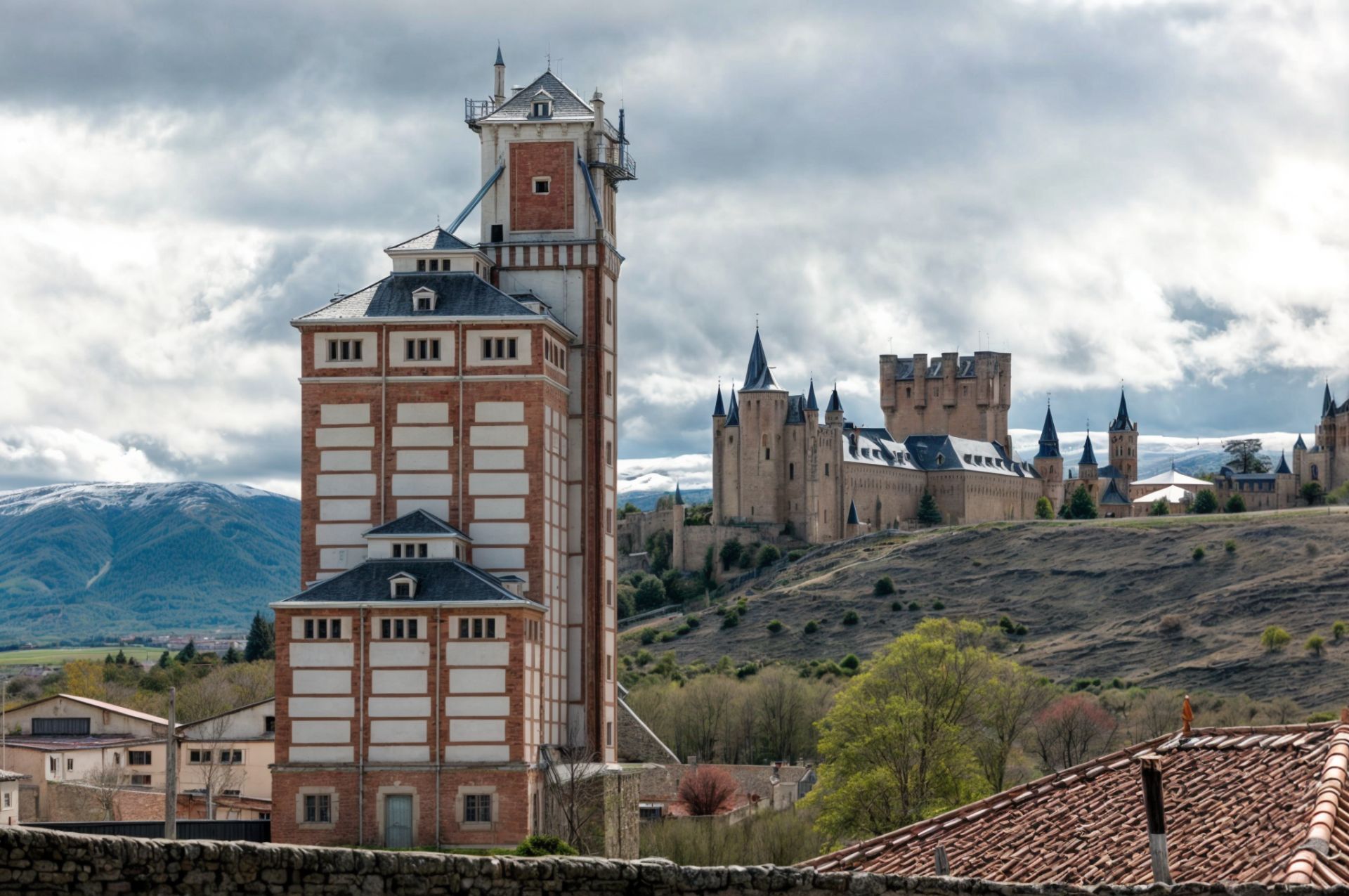 Imagen secundaria 1 - Arriba, mujeres de Cantalejo fabricando trillos. Abajo, silo de Segovia y Molino del Duratón, en San Miguel de Bernuy.