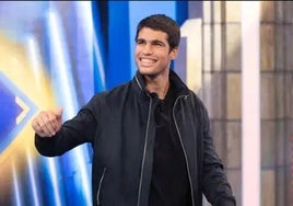 Carlos Alcaraz en su visita a 'El Hormiguero'.