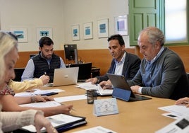 Reunión de la Comisión de Alimentos de Valladolid, este jueves en el Palacio de Pimentel.