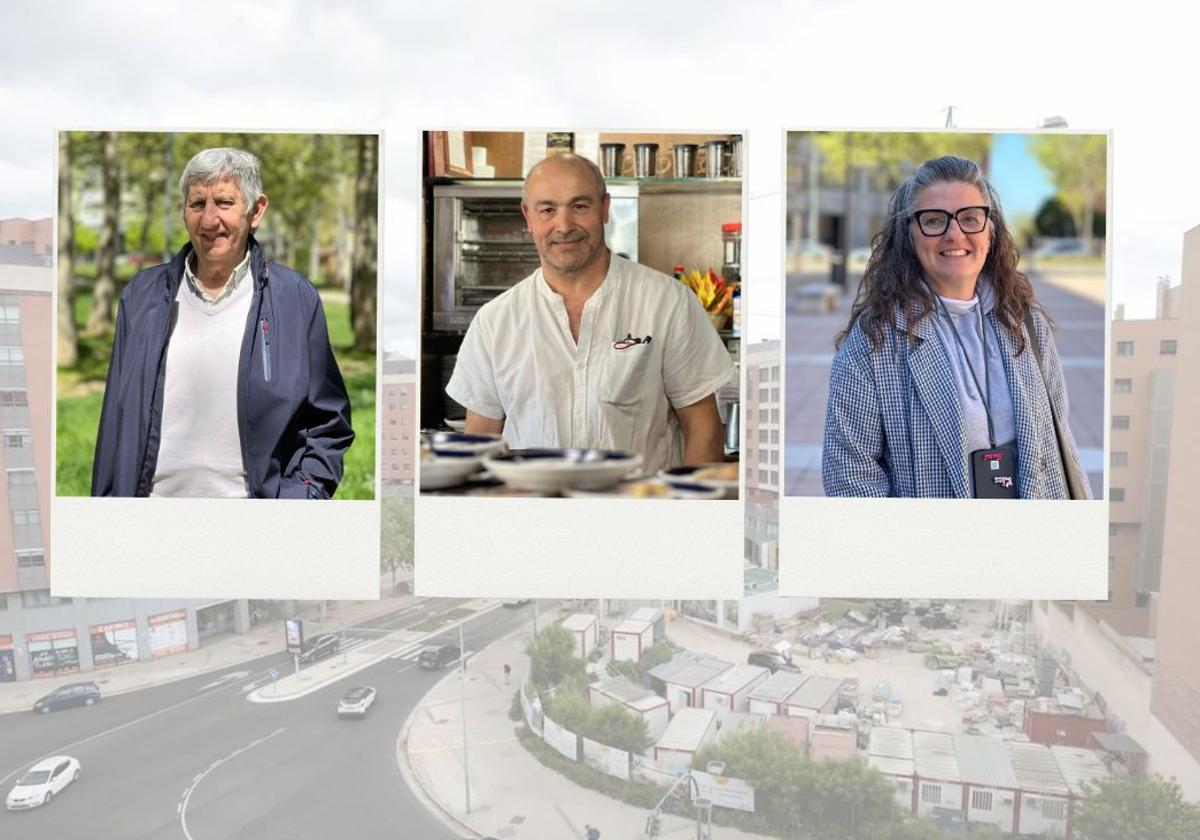 Vecinos y comerciantes de Parquesol.