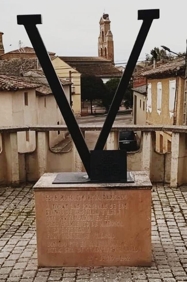 Plaza V centenario en el pueblo.