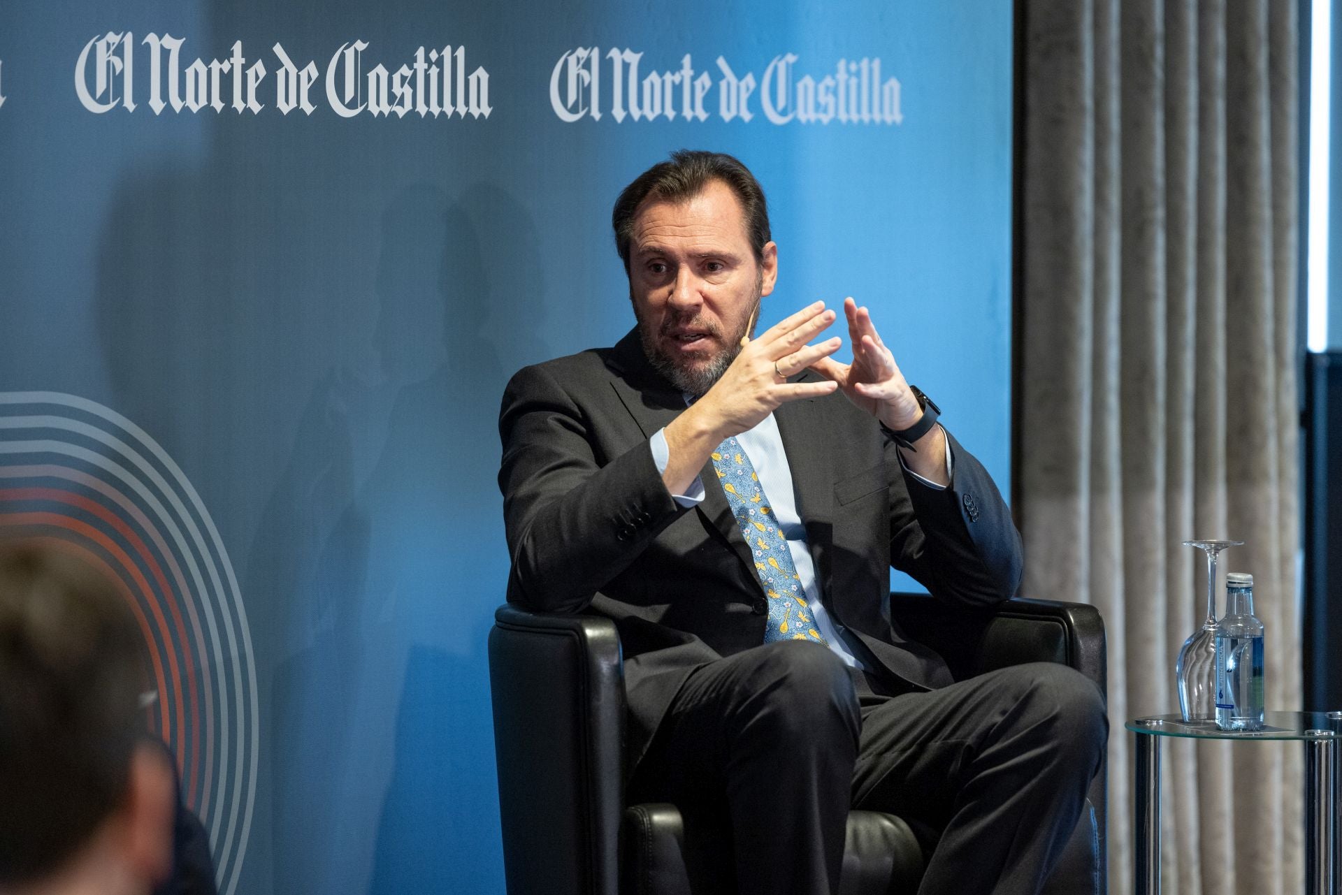 Óscar Puente en el encuentro organizado por El Norte de Castilla