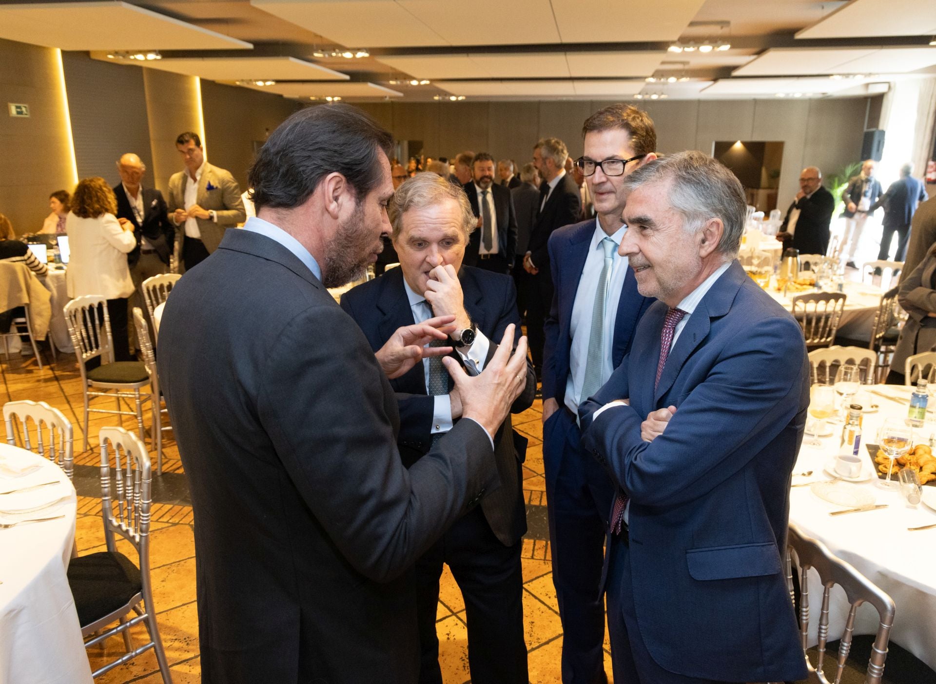 Óscar Puente en el encuentro organizado por El Norte de Castilla