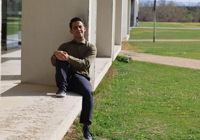 José Antonio Castro en la facultad de Ciencias de la UVa