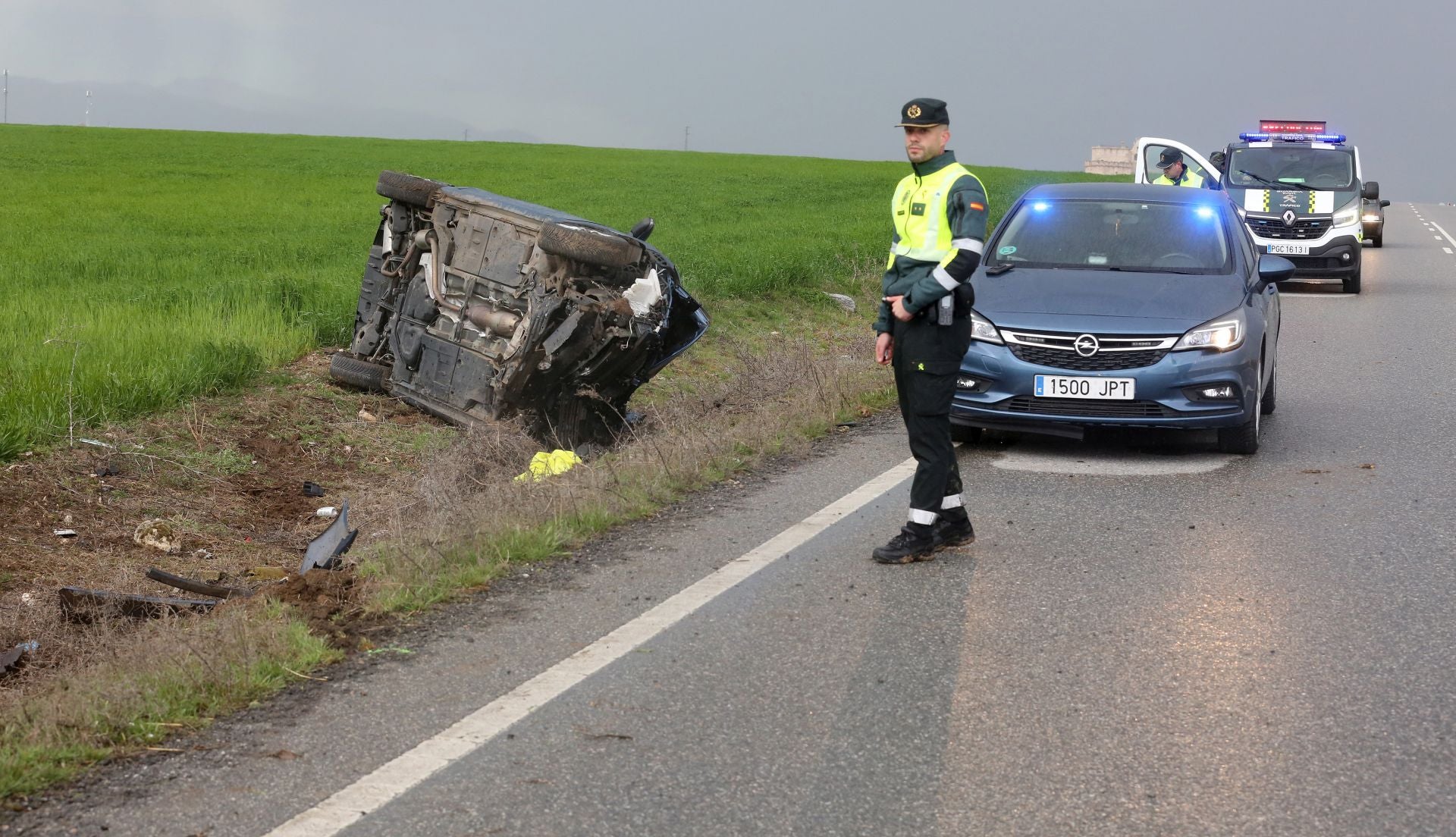 Fotografías del accidente mortal en Turégano