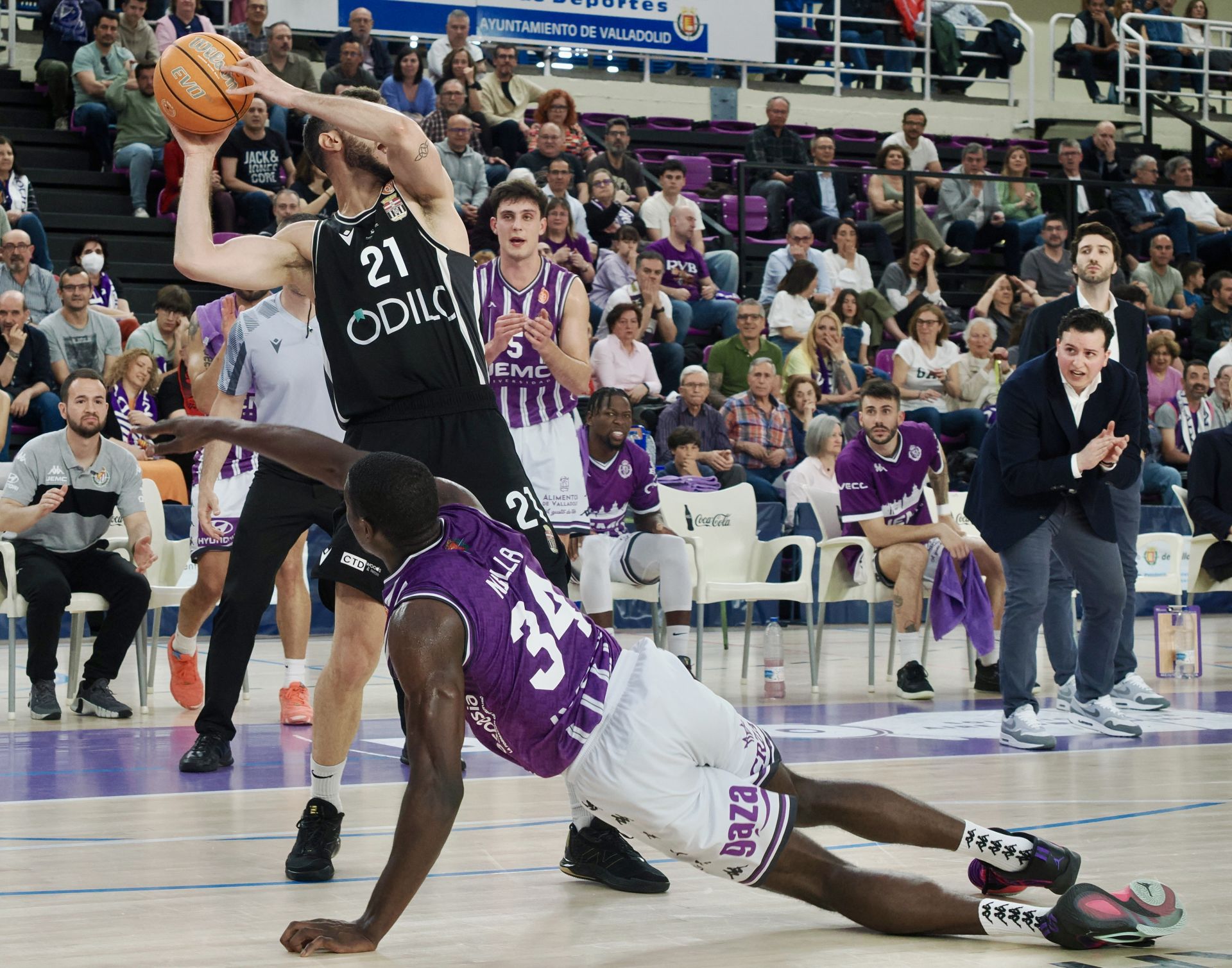 Las imágenes del partido entre el Real Valladolid y el Cartagena