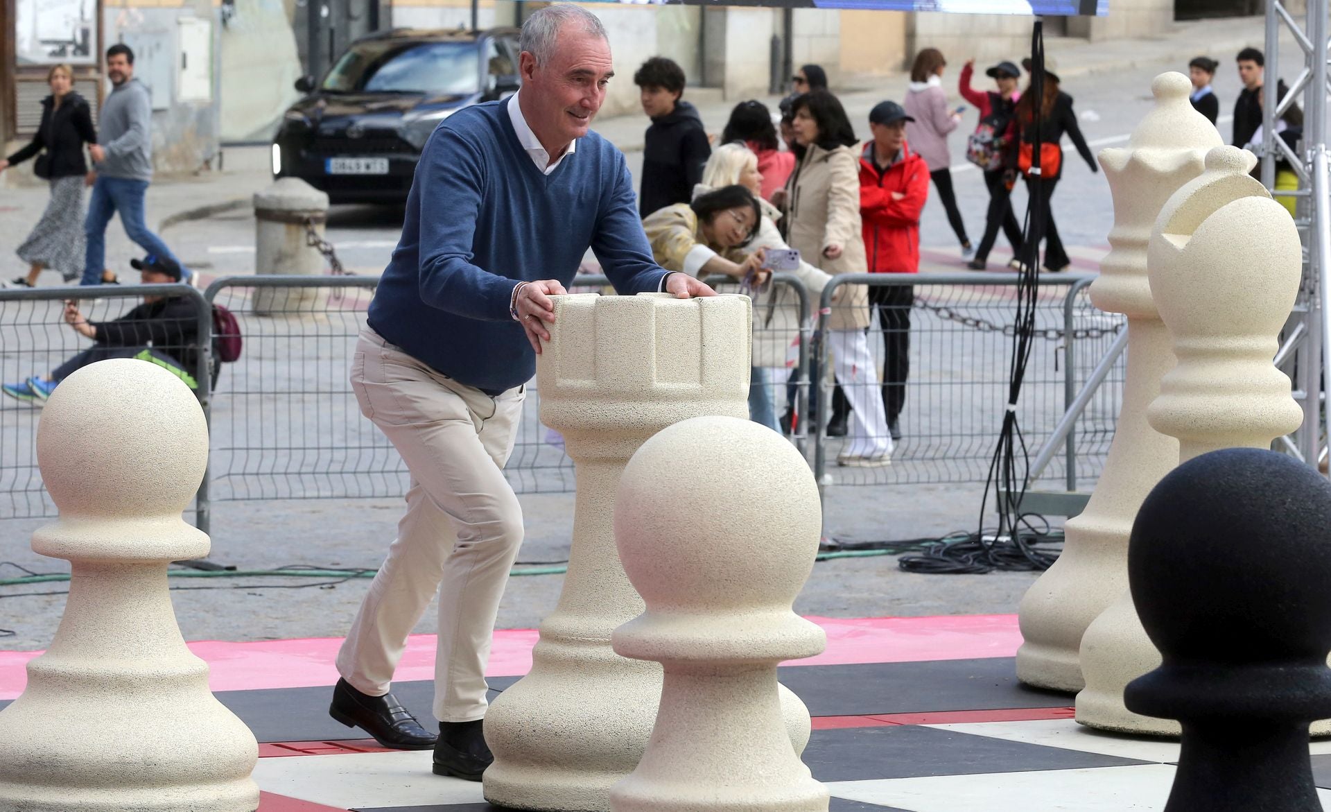 El torneo de ajedrez junto al Acueducto, en imágenes