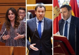 Patricia Gómez Urbán, Óscar Puente y Francisco Ferreira.