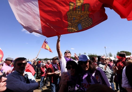Celebración del día de Castilla y León en Villalar.