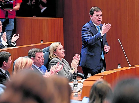 Alfonso F. Mañueco, en una imagen reciente en las Cortes.