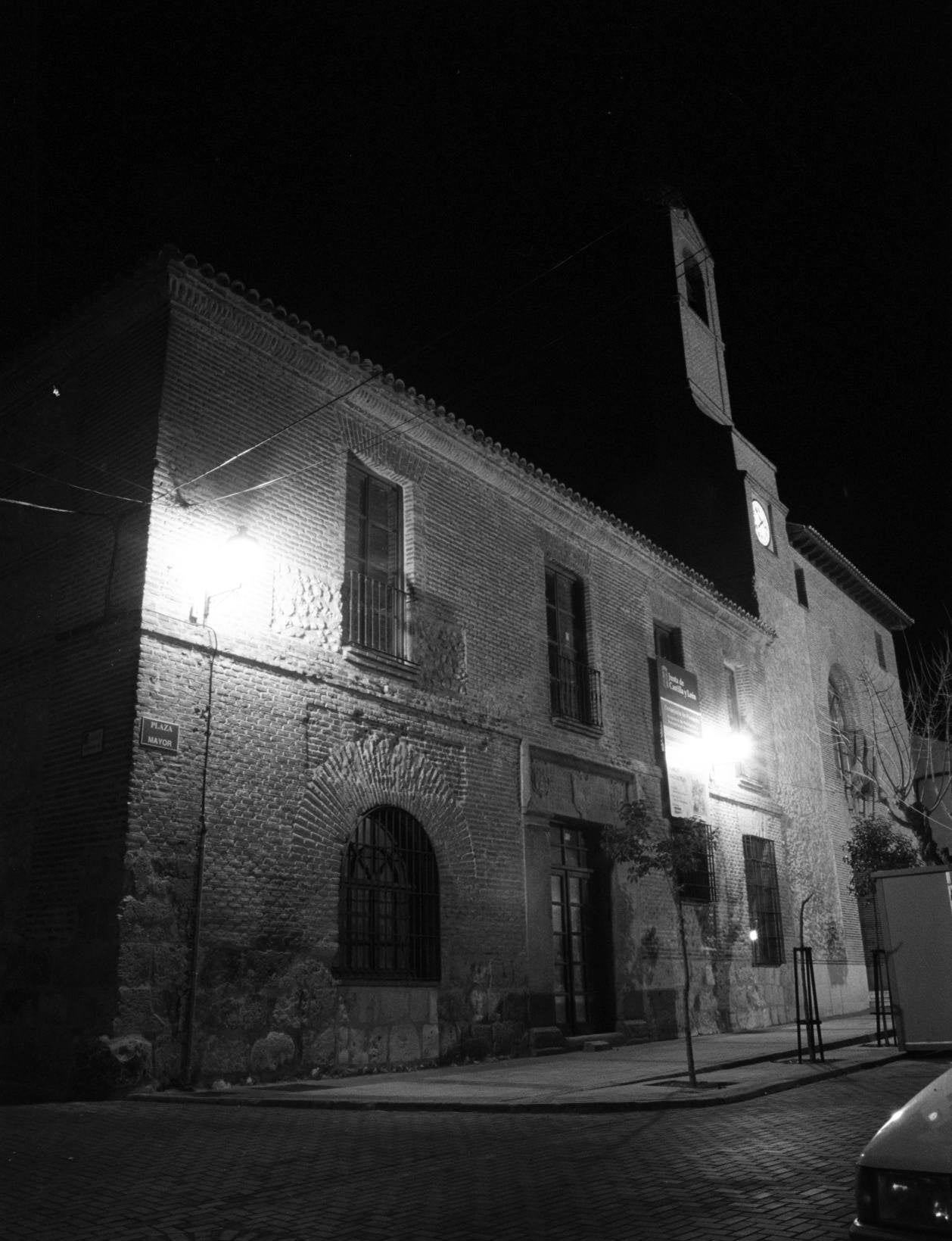 Torre del reloj en Olmedo. 5 de febrero de 1999.