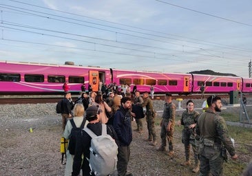 Cerca de 400 pasajeros se quedaron atrapados en un tren a la altura de Cabezón