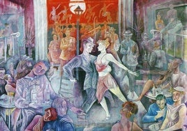 Ceesepe fue uno de los artistas que ilustró y pintó el Madrid de la Movida.