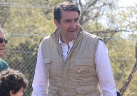 El consejero de Medio Ambiente, Juan Carlos Suárez-Quiñones, este martes en Palencia.