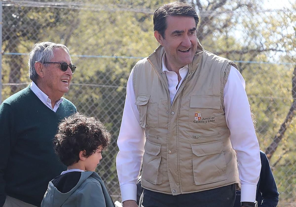 El consejero de Medio Ambiente, Juan Carlos Suárez-Quiñones, este martes en Palencia.
