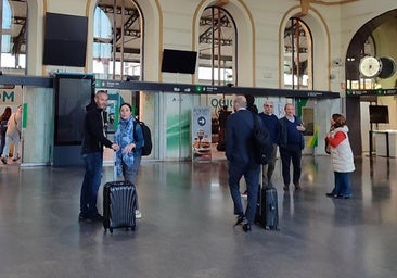 La estación de trenes de Valladolid recupera «poco a poco» la normalidad