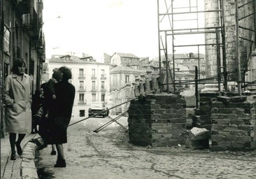 La calle de 'los tres coños' de Valladolid
