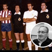 Los capitanes de Sporting y Real Madrid, en la foto del famoso Sporting-Real Madrid. En detalle, una imagen reciente de Ausocua.