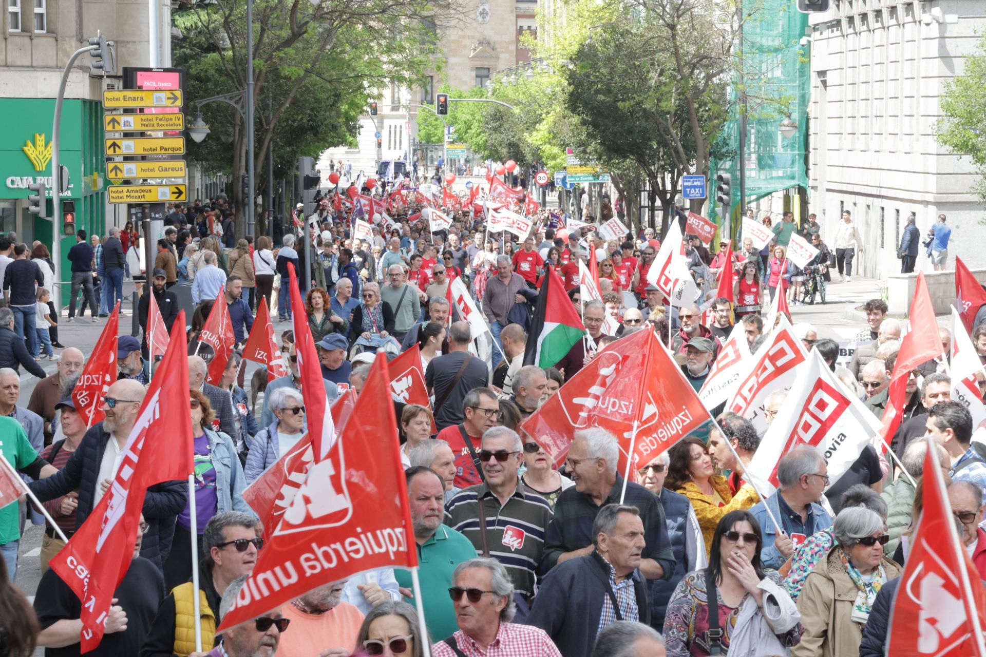 La manifestación del Primero de Mayo, en imágenes