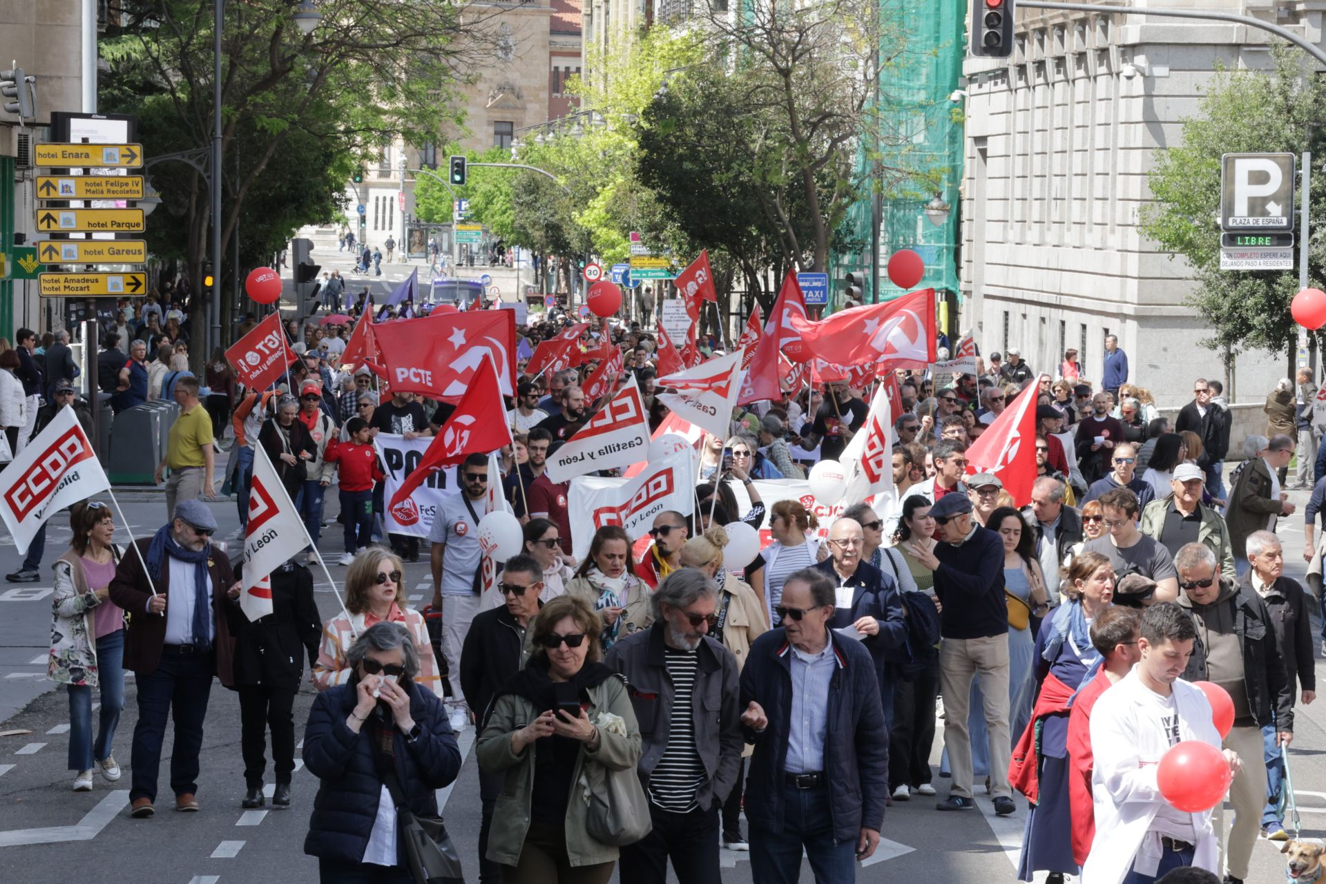 La manifestación del Primero de Mayo, en imágenes