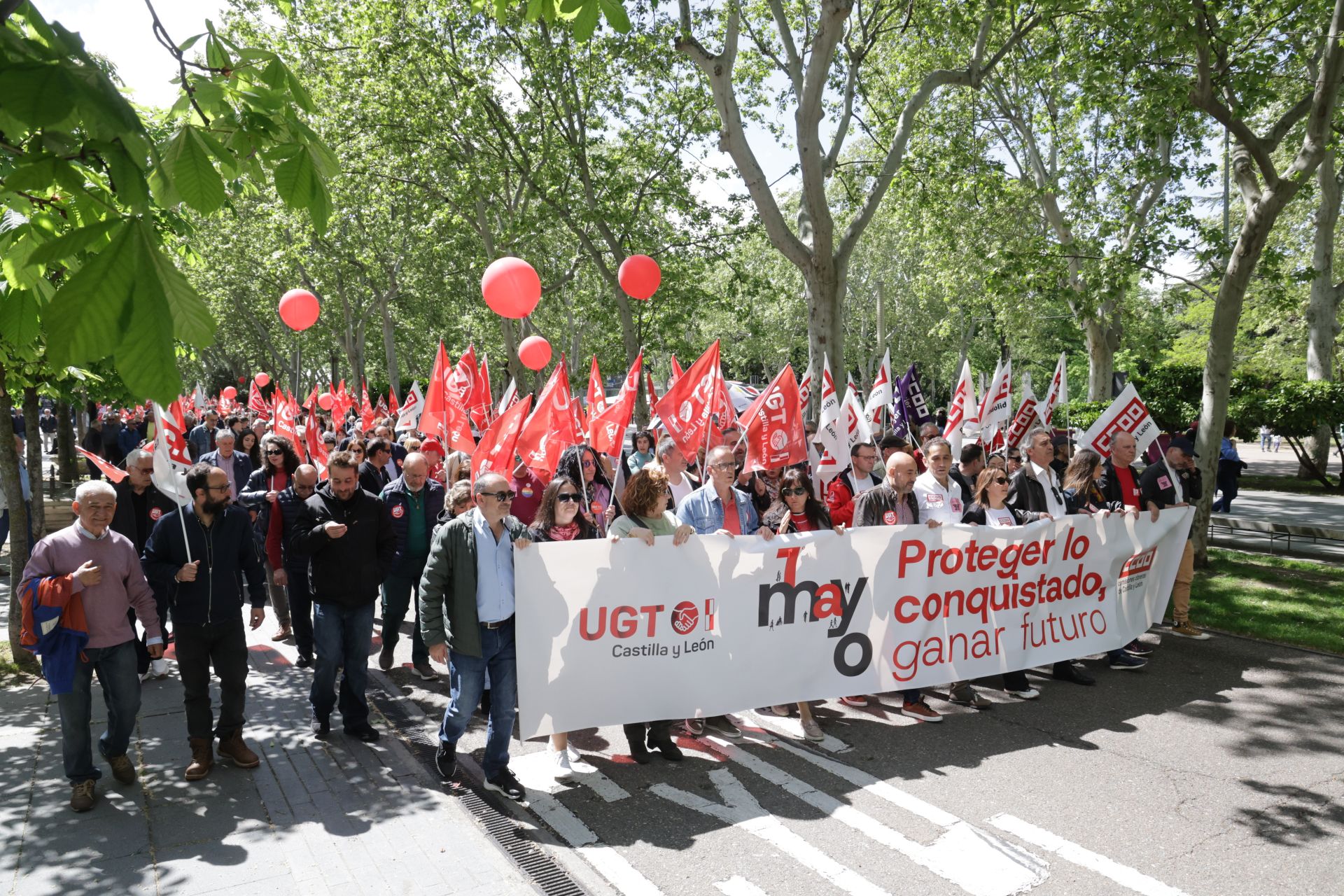 La manifestación del Primero de Mayo, en imágenes