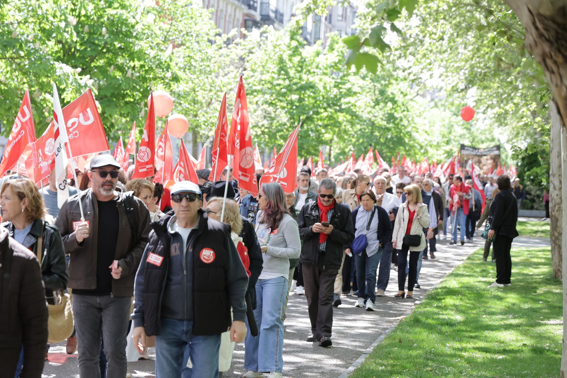 La manifestación del Primero de Mayo, en imágenes