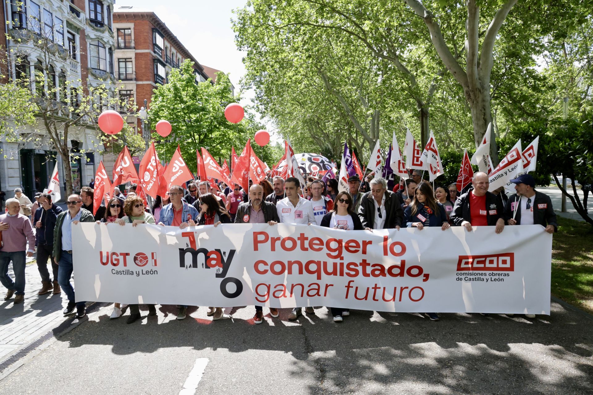 La manifestación del Primero de Mayo, en imágenes