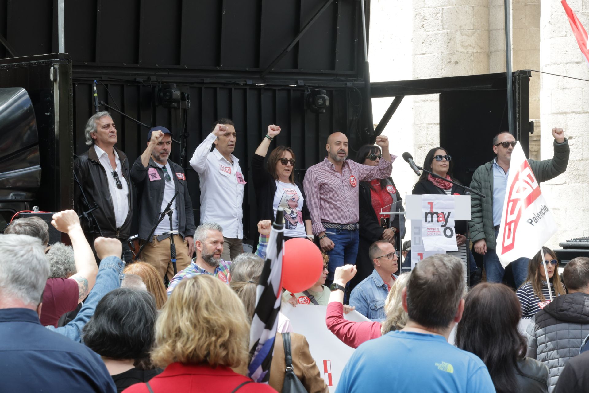 La manifestación del Primero de Mayo, en imágenes