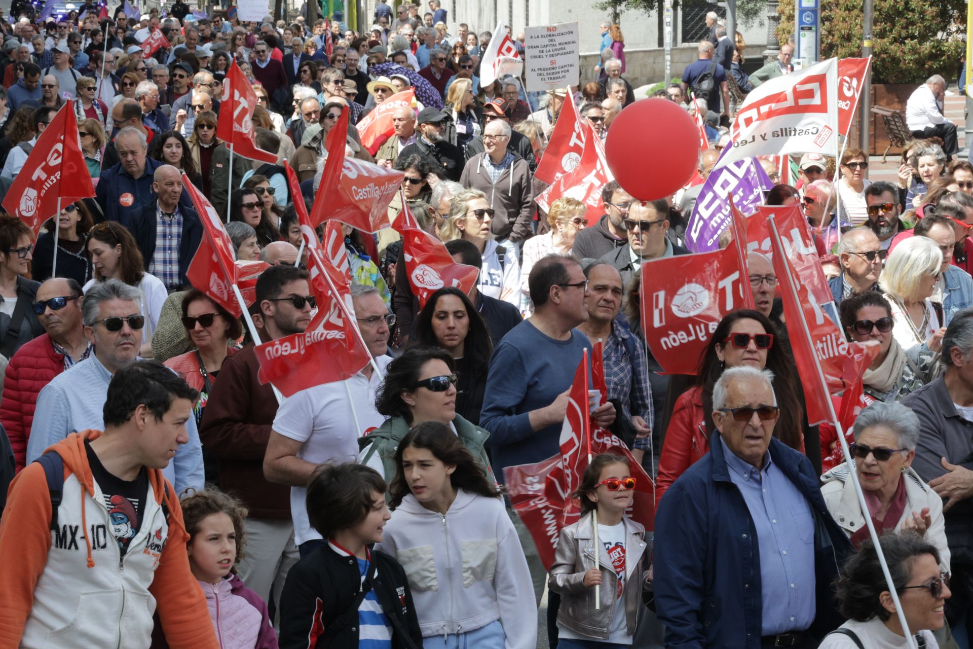 La manifestación del Primero de Mayo, en imágenes