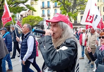 La manifestación del 1 de mayo, contra los conciertos de las fiestas de Segovia: «Solo falta Leticia Sabater»