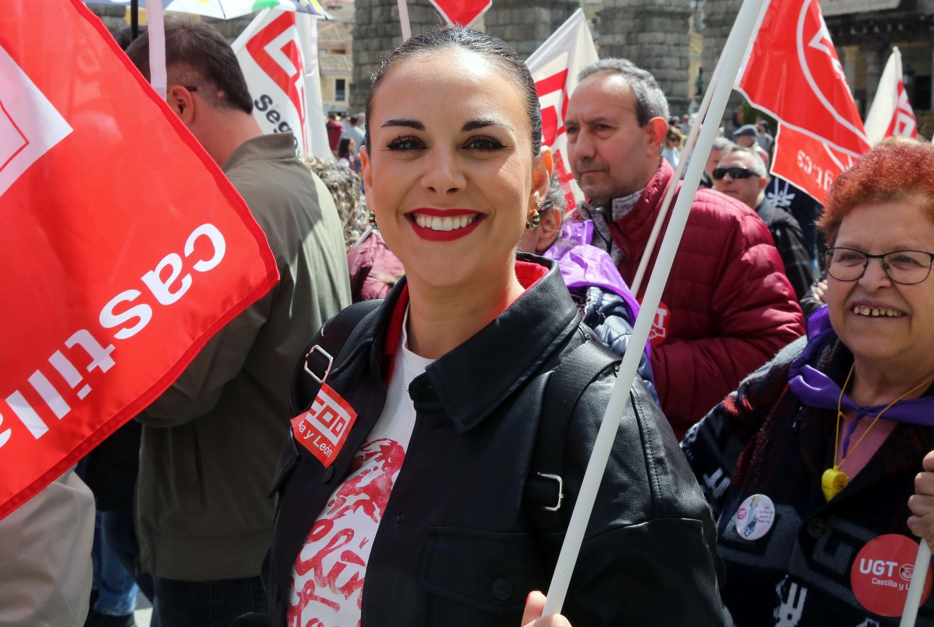 Fotografías de la manifestación del Primero de Mayo en Segovia