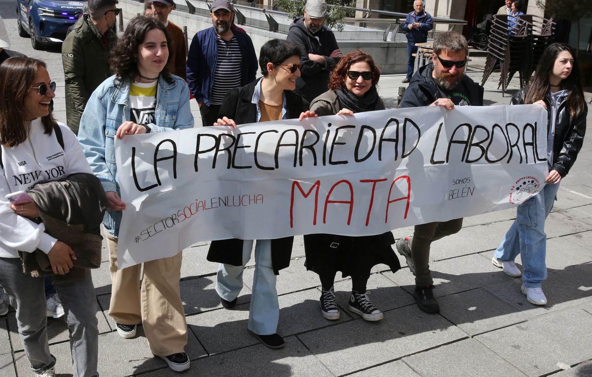 Fotografías de la manifestación del Primero de Mayo en Segovia
