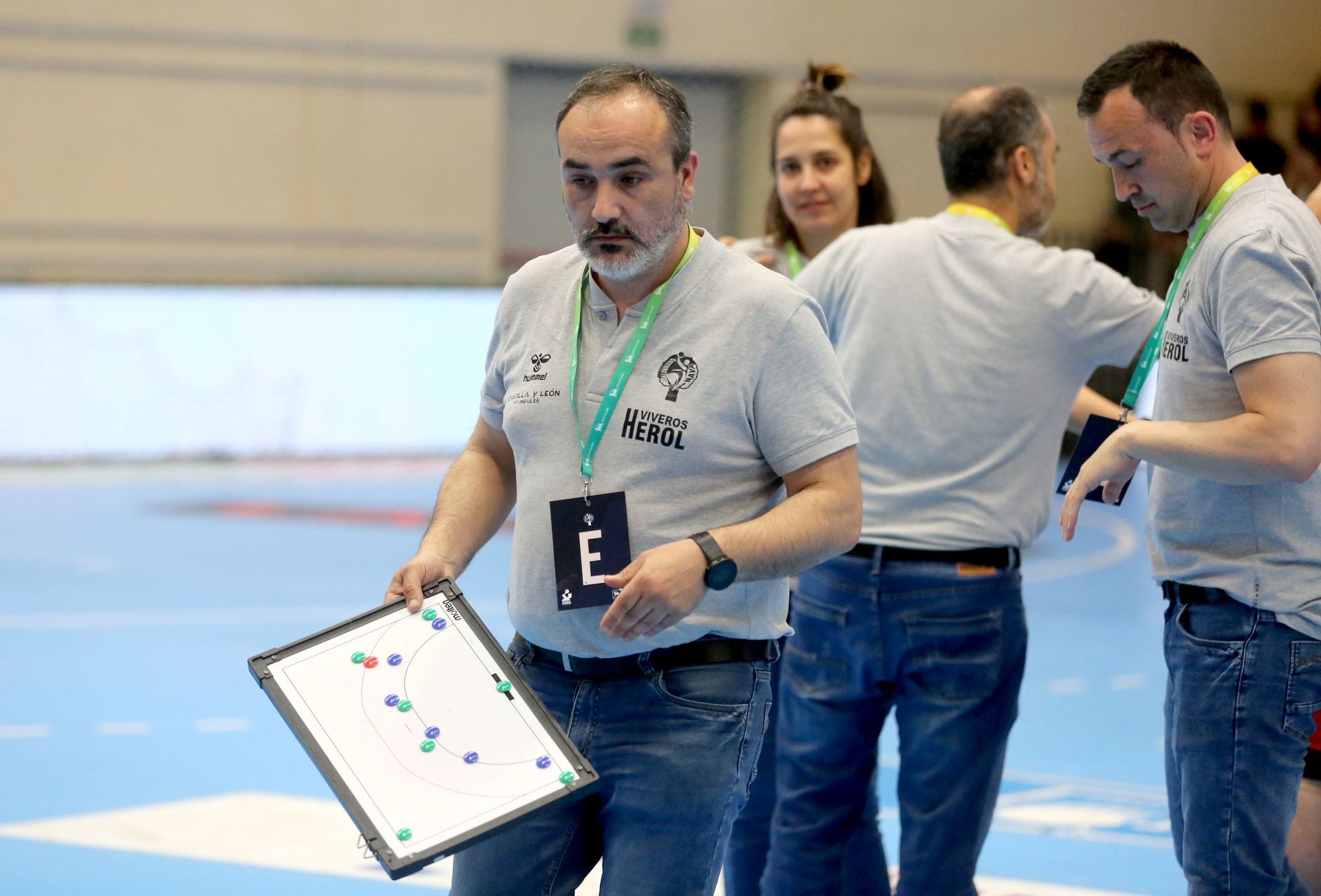 Álvaro Senovilla, durante un partido reciente en Nava de la Asunción.