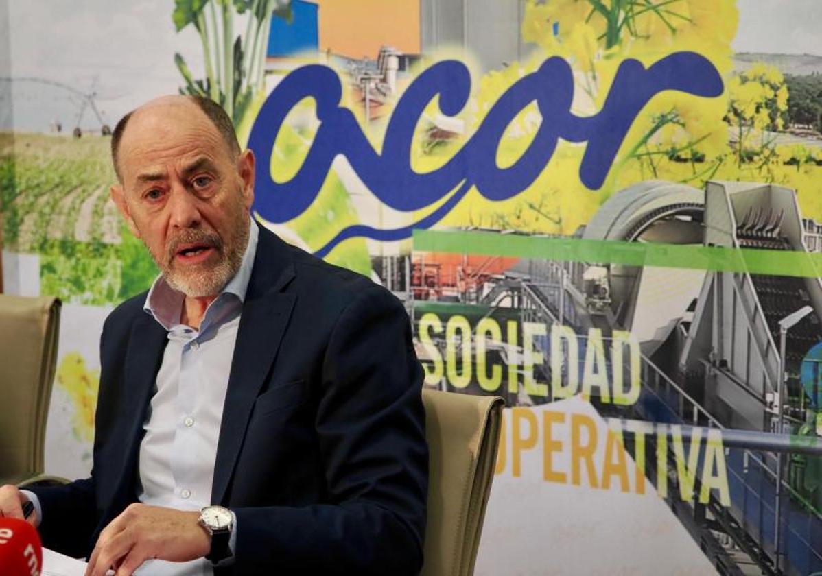 El presidente de Acor, Jesús Posadas, en la presentación de los últimos resultados económicos, en septiembre del año pasado.