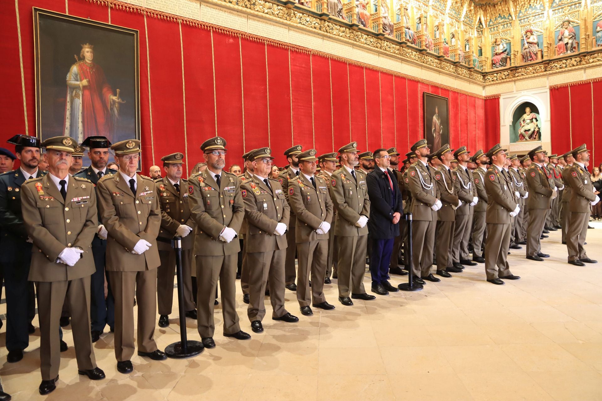 Fotos del acto del Dos de Mayo en el Alcázar de Segovia