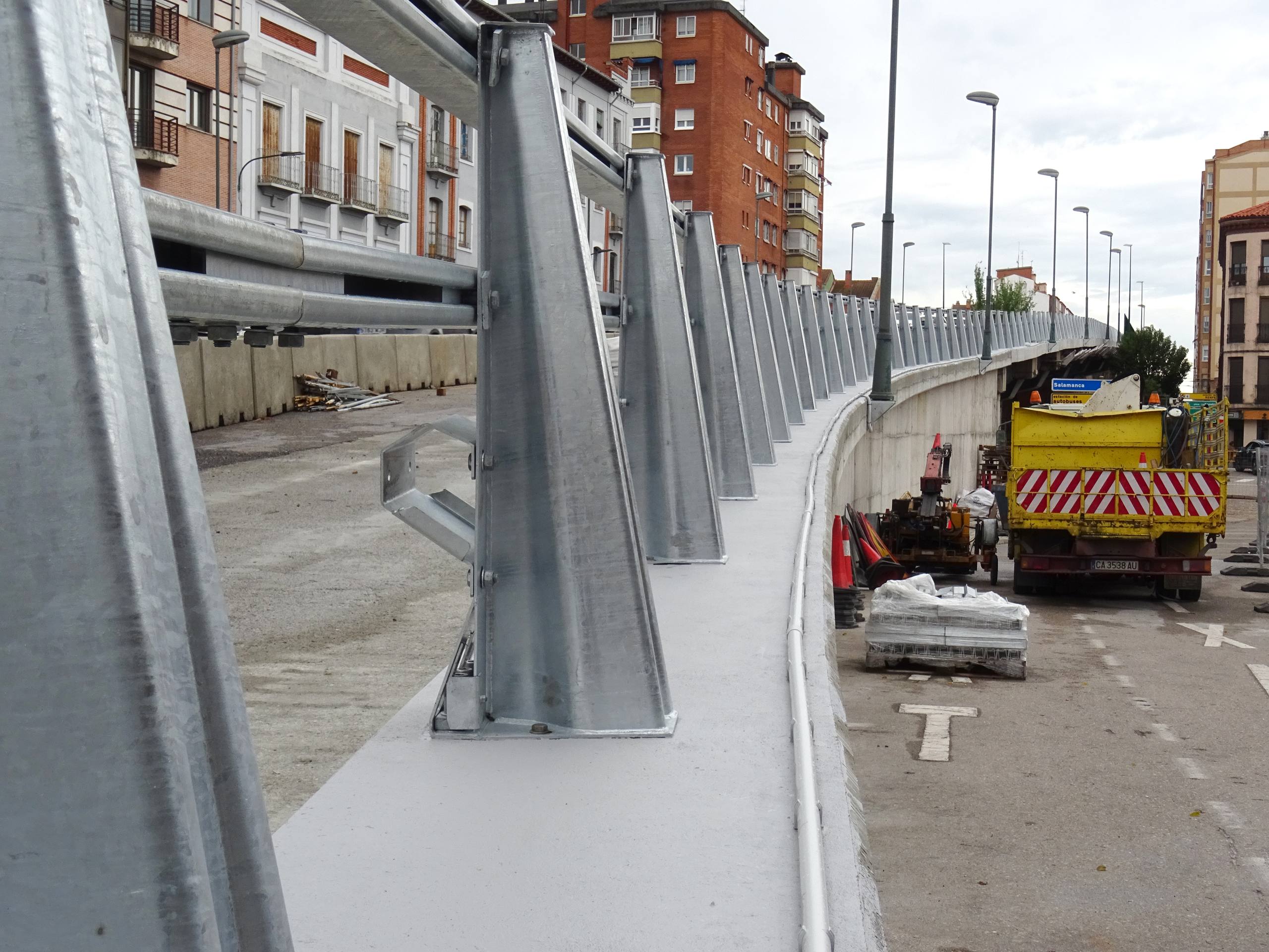 El avance de las obras del Arco Ladrillo, en imágenes