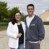 Yolanda García y Rodrigo Marcos, durante su encuentro.