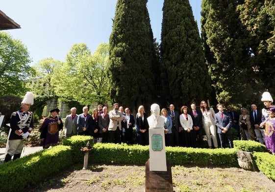 Homenaje a Narciso Alonso Cortés en la Casa de Zorrilla.