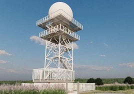 Nuevo radar meteorológico de la AEMET