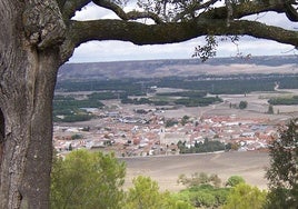 Vista general de Traspinedo desde la Atalaya.