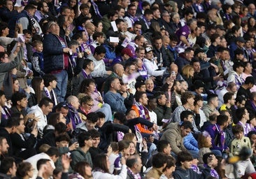 Así ha sido la protesta de la afición del Real Valladolid contra Ronaldo