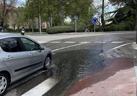 Zona del incidente.