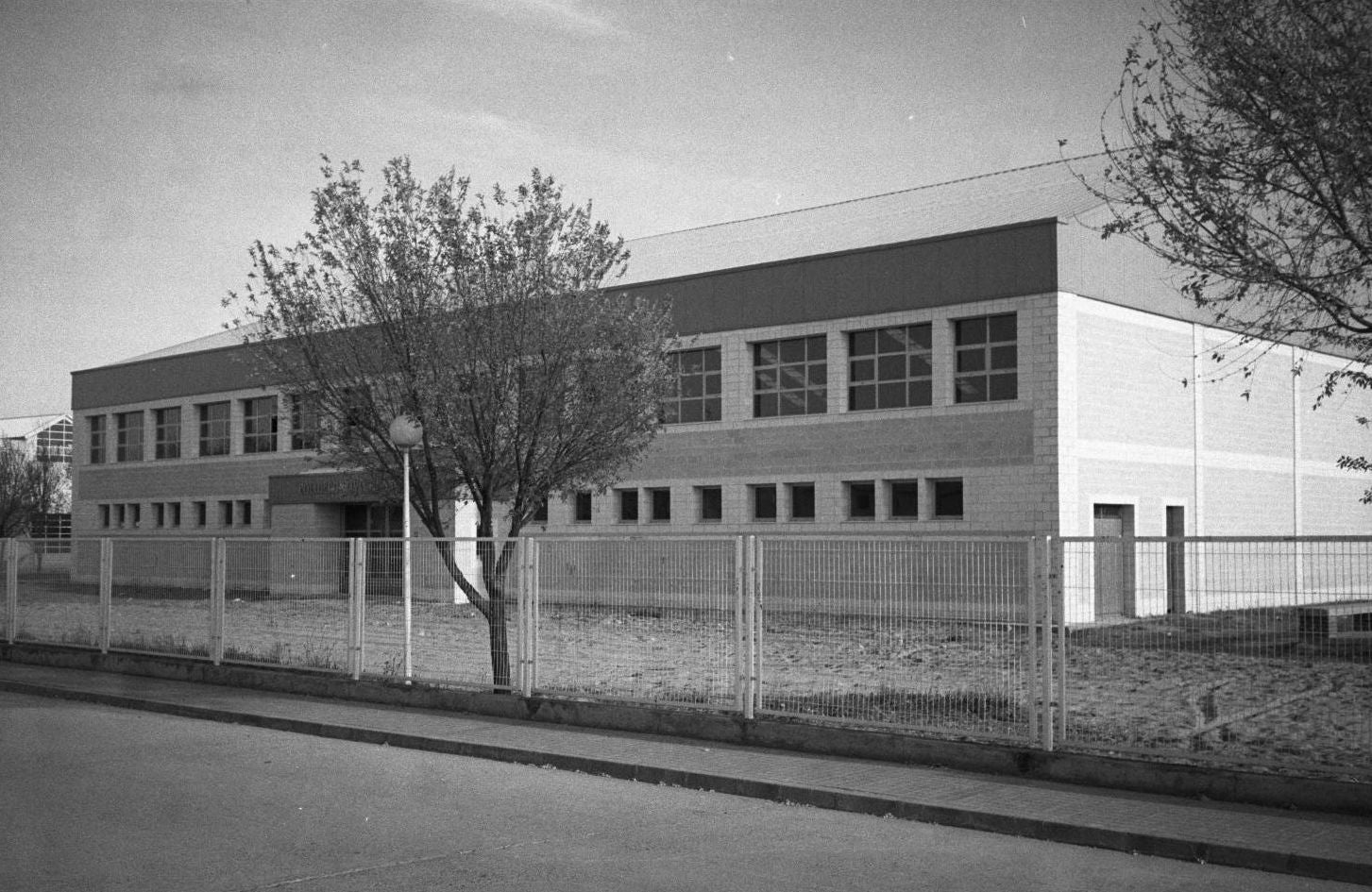 Pabellón polideportivo en una imagen de 1997.